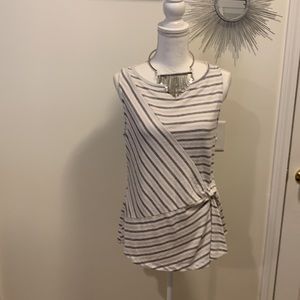 EUC Banana Republic Striped Twist Front Tank Top